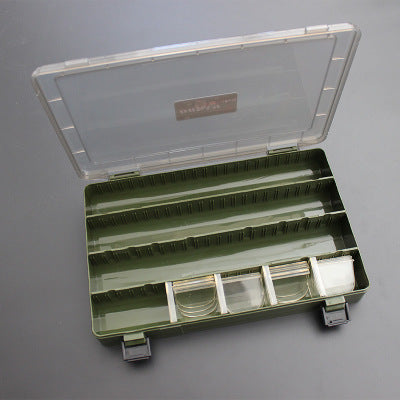 Double Layer Double Sided Fishing Tackle Box