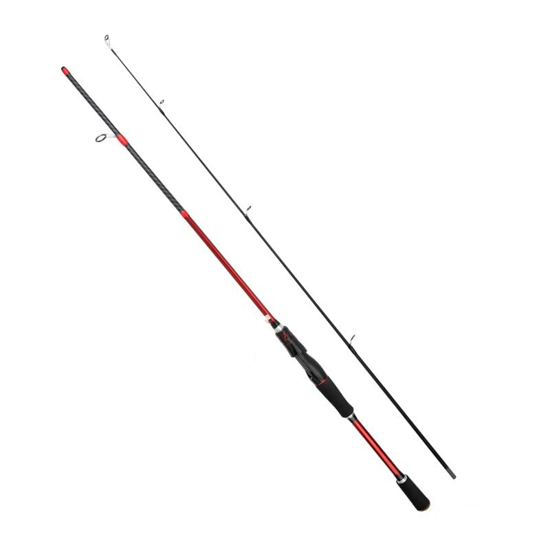 ML Power 2‑Piece Fiberglass Lure Fishing Rod, Spinning & Casting Rod for Bass Freshwater & Inshore Saltwater Fishing