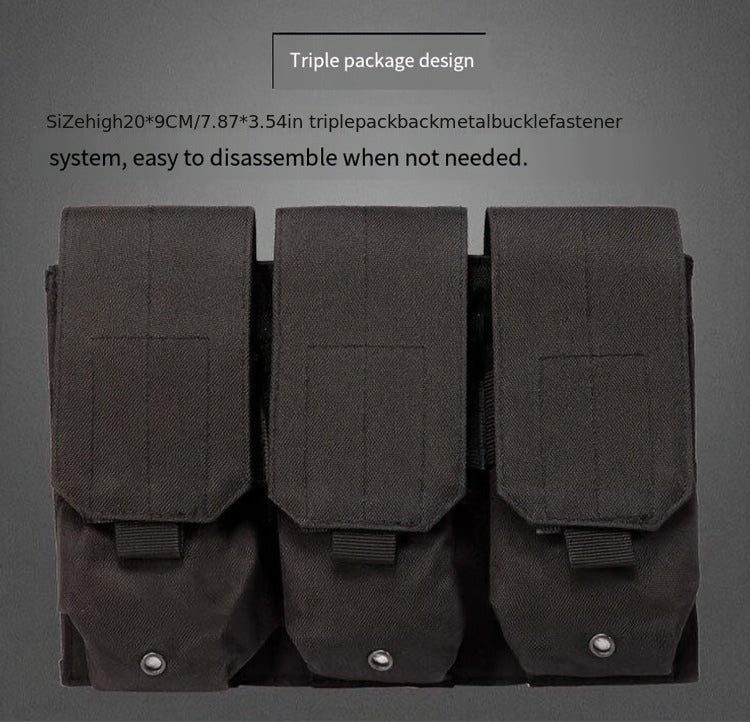 Tactical MOLLE Vest 6094 Adjustable Combat Chest Rig with Multi-Pocket System for Outdoor Hunting Training Airsoft CS Wargame Hiking Camping