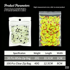 Bionic Dipped Head Mealworm Soft Lure Set, Maggot Worm Fake Baits for Freshwater Game Fish