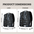 Waterproof Fishing Backpack Tackle Sling Bag – Rod Holder Daypack for Shore, Kayak & Fly Fishing | Men Women Outdoor Gear