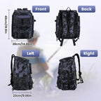 Fishing Backpack 42L with Rod Holders & 16 Pockets