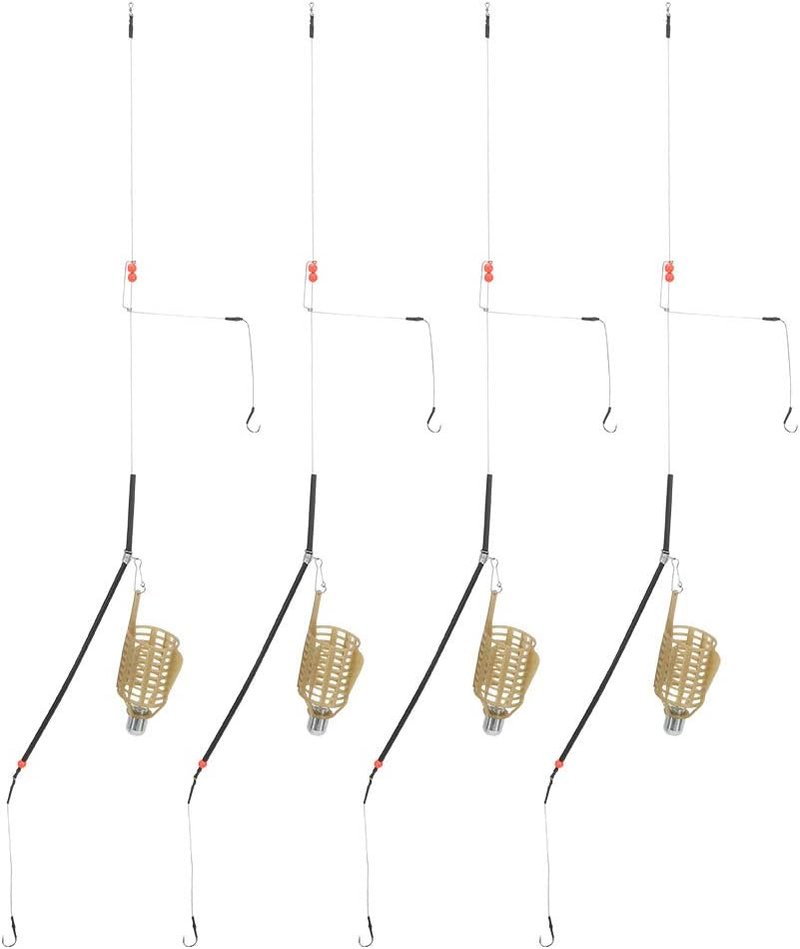Fishing Lure Cage Bait Trap - Lightweight 4-Piece Feeder for Carp Fishing Tackle | 30g