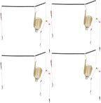 Fishing Lure Cage Bait Trap - Lightweight 4-Piece Feeder for Carp Fishing Tackle | 30g
