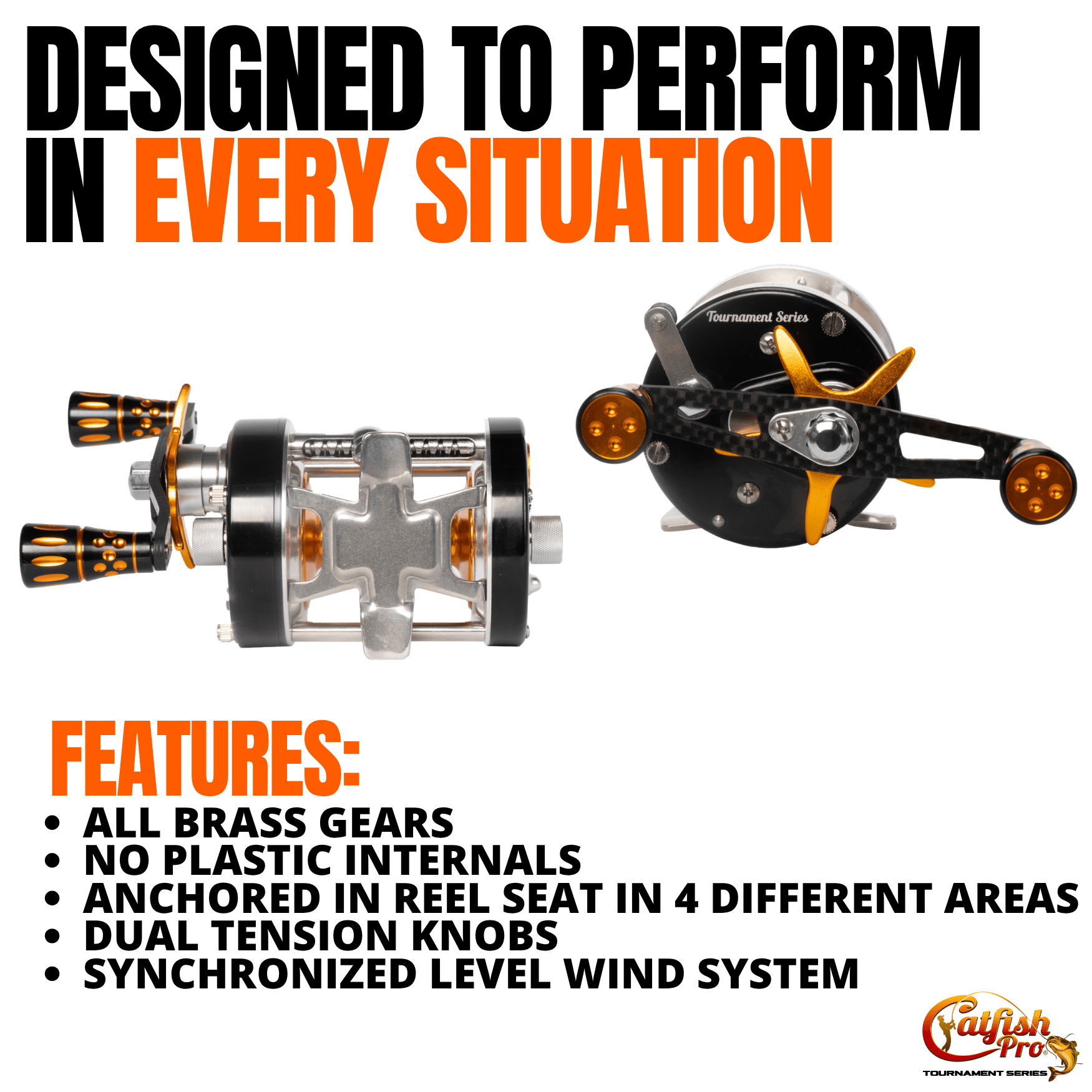 600CTS Round Baitcaster Reel