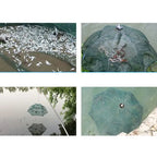 8 Holes Automatic Foldable Fishing Net Nylon Shrimp Crab Minnow Trap Fish Cast Net Fishing Tackle, 8 Holes