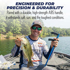 Rite Angler Fishing Hook Removal Tool – Stainless Steel Fish Hook Remover, Hook Extractor for Easy Unhooking, Dehooking and Quick Release Fishing Must Have Accessories Long Remover – 13.5", Blue/Black