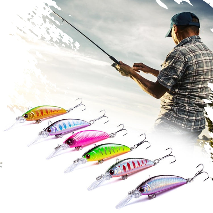HENGJIA Long Throw Bionic Cocked Mouth Fake Bait Fishing Three-jaw Treble Hooks, 10 PCS 1, 10 PCS 2, 10 PCS 3, 10 PCS 4, 10 PCS 5, 10 PCS 6