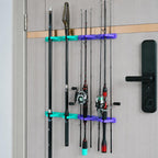 Drill-Free Wall-Mounted Silicone Fishing Rod Display Holder