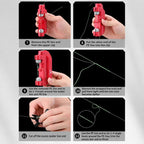 Lure Electric GT Knotter Fishing Line Knotting Tool Portable Leader Line Tying Machine, Dry Battery, Rechargeable