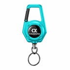 Retractable Reel Carabiner 80cm Steel Wire Anti-Lost Holder for Fishing Scissors Fish Gripper Outdoor Tools