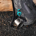 Retractable Reel Carabiner 80cm Steel Wire Anti-Lost Holder for Fishing Scissors Fish Gripper Outdoor Tools