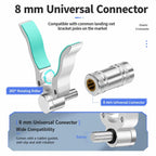 Aluminum Alloy Big Fish U Shape Rod Rest Head Rotatable Roller Fishing Pole Holder