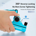 Folding Corner Fishing Box Rod Holder 360 Adjustable Aluminum Alloy Turret Bracket