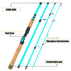 1.8M 4‑Piece Portable Travel Lure Rod, Surf Casting Fishing Rod for Outdoor Freshwater Saltwater