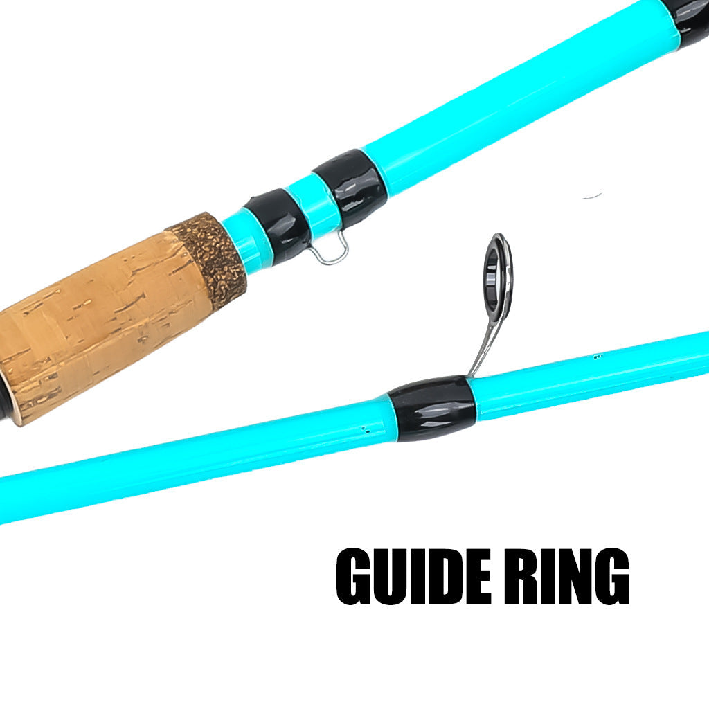 1.8M 4‑Piece Portable Travel Lure Rod, Surf Casting Fishing Rod for Outdoor Freshwater Saltwater