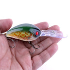 HENGJIA 6# 12cm Realistic Color Rock Plastic Hard Baits Fishing Lures Fishing Tackle Baits, Random Color Delivery, 4#