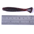HENGJIA SO0215P 5 PCS 7.5cm/5.5g  Screw Tail Soft Fishing Lure Artificial Baits, SO0215P