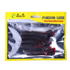 HENGJIA SO0215P 5 PCS 7.5cm/5.5g  Screw Tail Soft Fishing Lure Artificial Baits, SO0215P