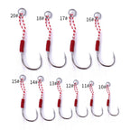 5pcs / Pack HENGJIA 17# Tied Wire Iron Hook Deep Sea Fishing Hook, 17#