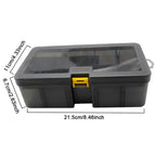 Double Layer Fishing Box Waterproof Plastic Lure Adjustable Dividers