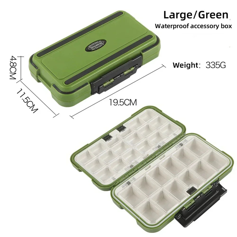 Waterproof Fishing Tackle Organizer Box | Lures Hooks Beads