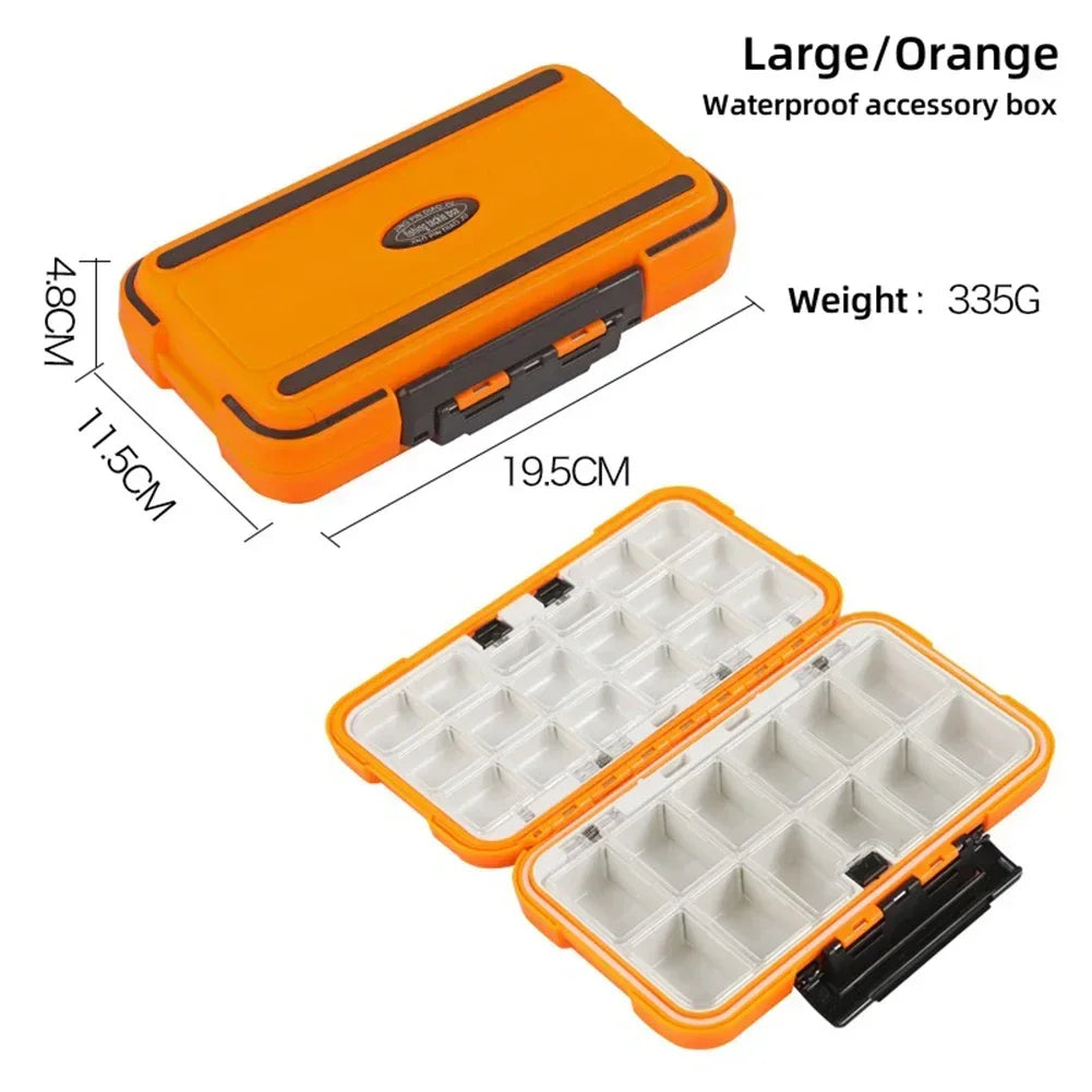 Waterproof Fishing Tackle Organizer Box | Lures Hooks Beads