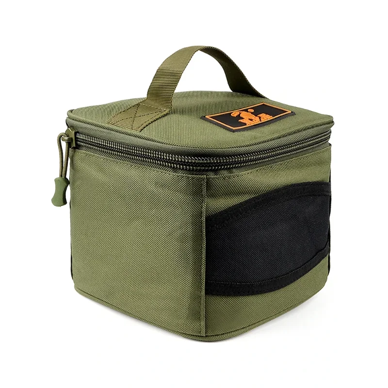 2026 Durable Oxford Fabric Reel Bag Universal Portable Green Tackle