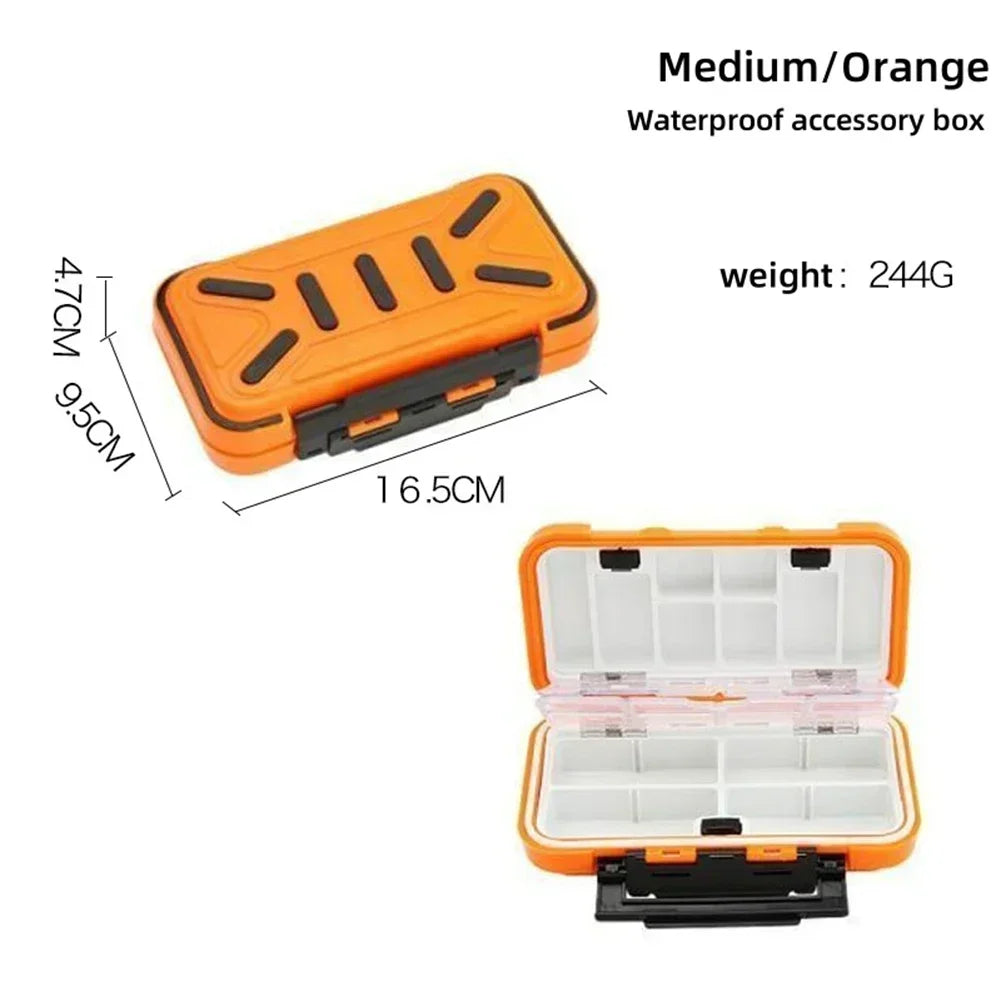 Waterproof Fishing Tackle Organizer Box | Lures Hooks Beads