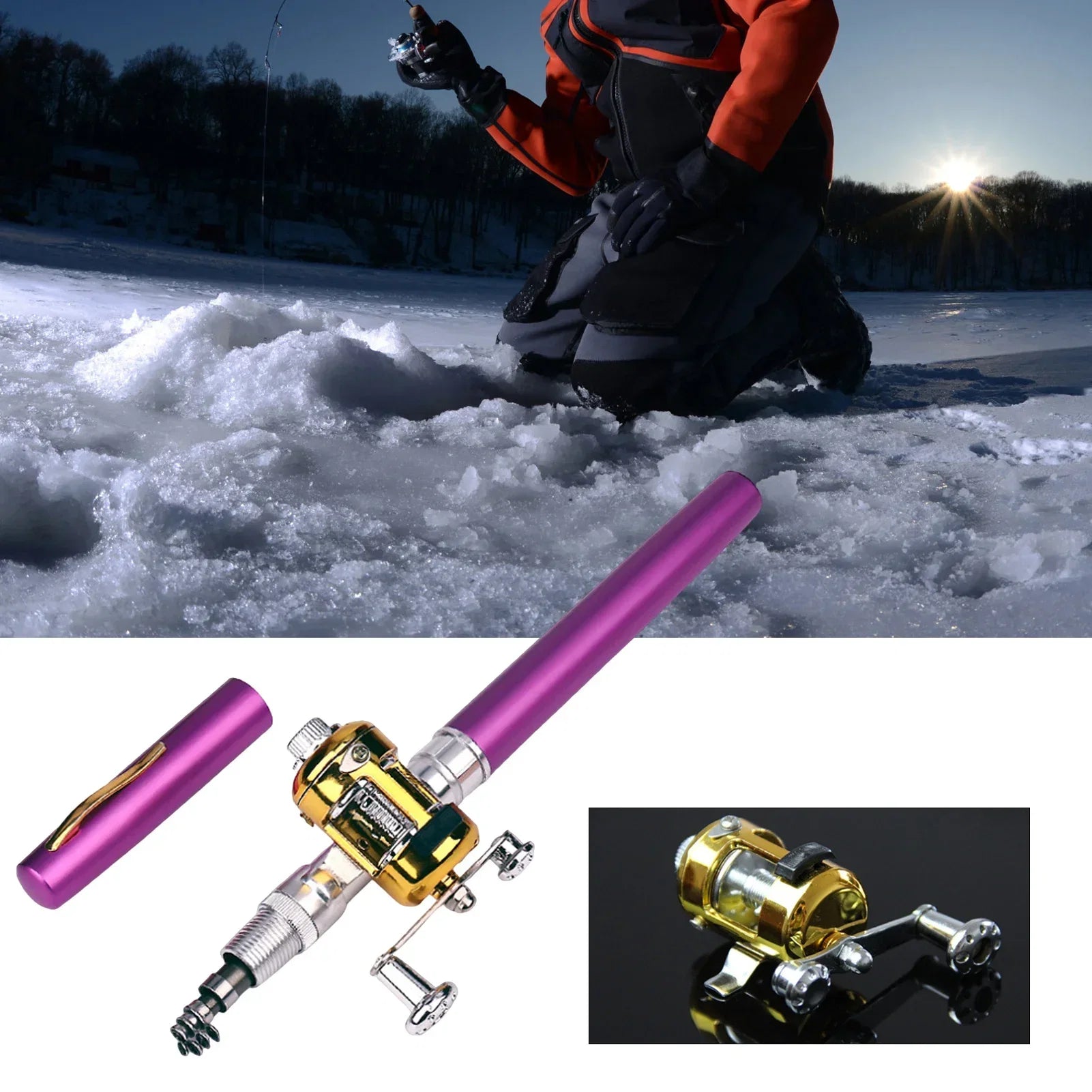 Mini Telescopic Fishing Rod & Reel Set – Freshwater & Saltwater