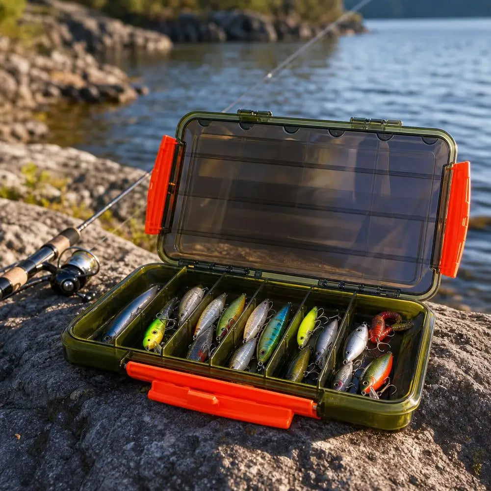 Fishing Tackle Boxes Thickened Waterproof Lure Hook Container Fish