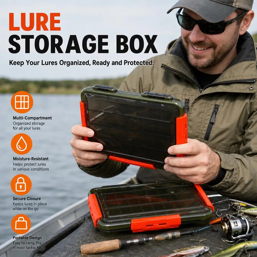 Fishing Tackle Boxes Thickened Waterproof Lure Hook Container Fish