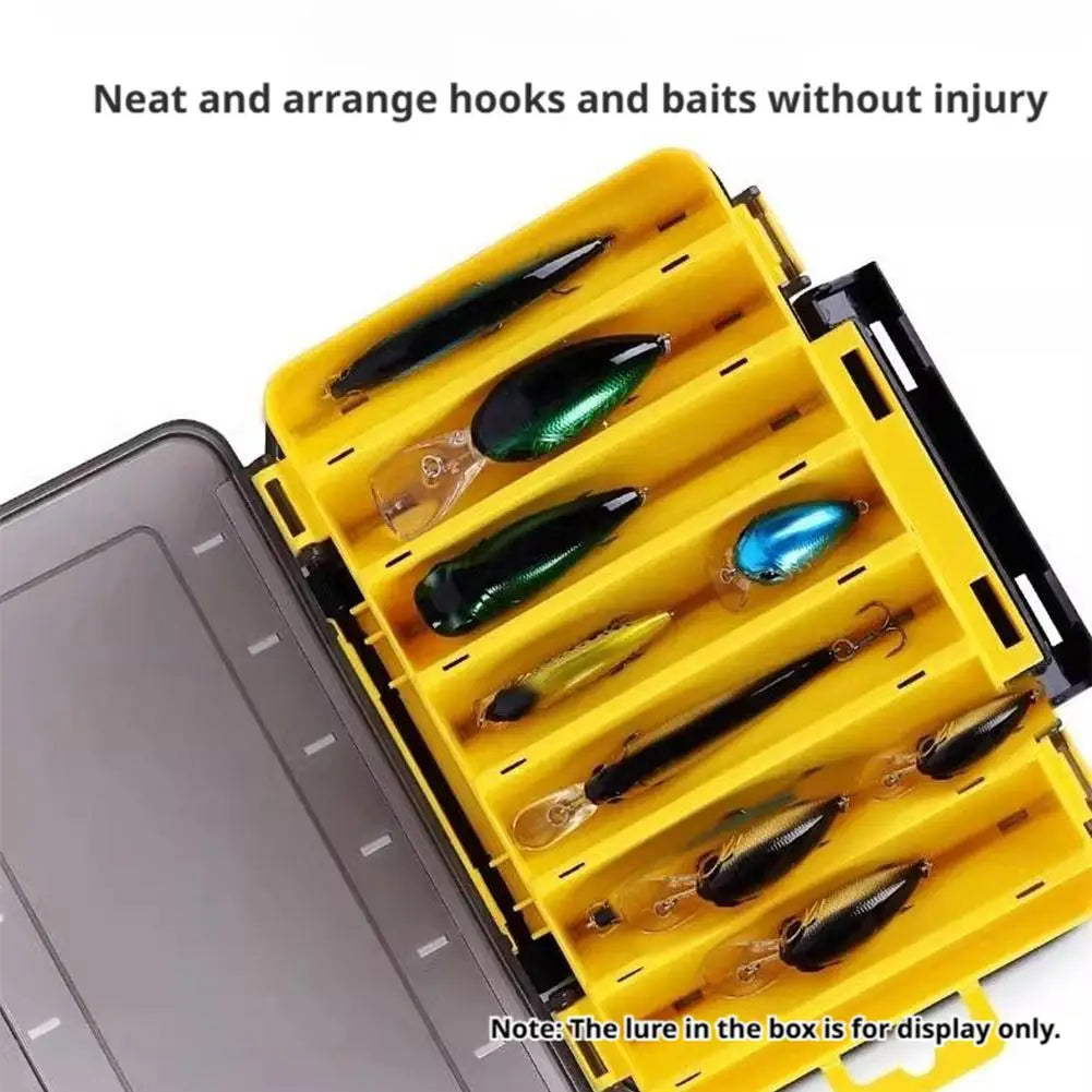 Double-Sided Fishing Tackle Box – Lure & Hook Organizer