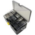 Double Layer Fishing Box Waterproof Plastic Lure Adjustable Dividers