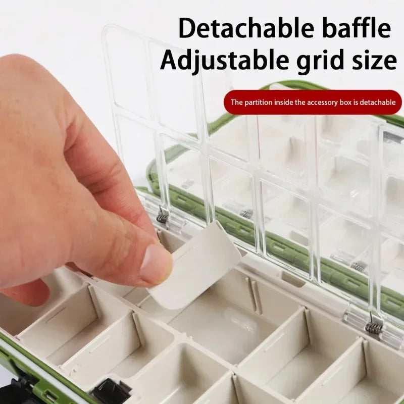 Waterproof Fishing Tackle Organizer Box | Lures Hooks Beads