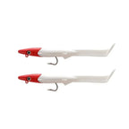 Soft Fishing Lures Kit – Eel Bait with VMC Hook, 12cm 26g (2-Pack)