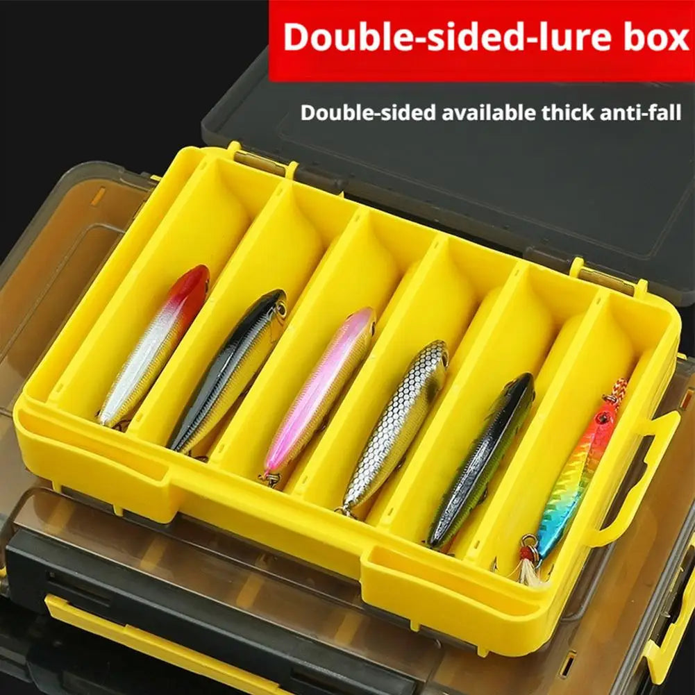 Double-Sided Fishing Tackle Box – Lure & Hook Organizer