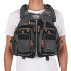 Breathable Fishing Life Vest | 11-Pocket 209 lb Flotation Jacket