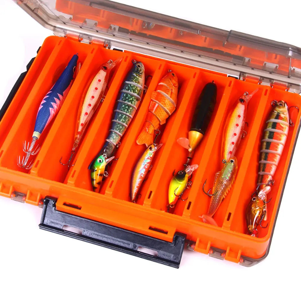 Double-Sided Fishing Tackle Box – Lure & Hook Organizer