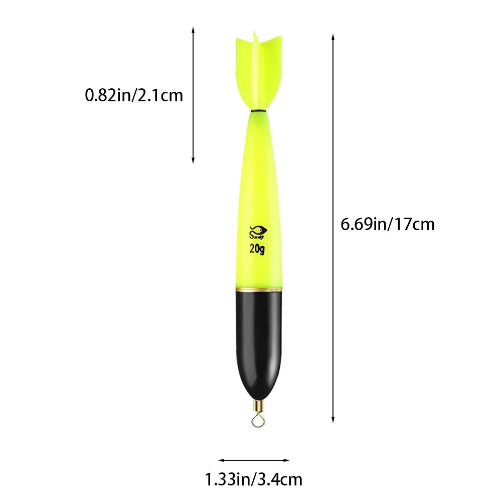 1- Fishing Floats Luminous Night Float Accessories Light Stick Sea