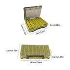 Double-Sided Fishing Tackle Box – Lure & Hook Organizer