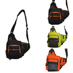 Outdoor Fishing Supplies Oxford Cloth Tricolor Fishing Crossbody Bag