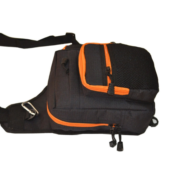 Outdoor Fishing Supplies Oxford Cloth Tricolor Fishing Crossbody Bag