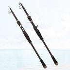 Carbon Telescopic Luya Rod Short Section Fishing Throwing Rod, 1.8m, 2.1m, 2.4m, 2.7m, 3.0m, 3.3m, 3.6m