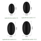 50 PCS/Set Wild Fishing Sports High-Elastic Space Bean Fishing Bait Fish Floating Tools Outdoor Fishing Tackle Accessories, Large, Middle, Small, Smaller
