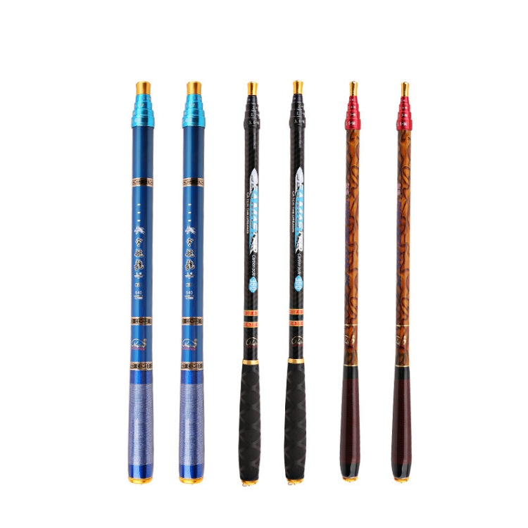 Carbon Short Section Fishing Rod Short Section Positioning Handle Rod, 3.6m, 4.5m, 5.4m, 6.3m