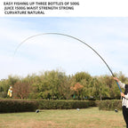 Carbon Short Section Fishing Rod Short Section Positioning Handle Rod, 3.6m, 4.5m, 5.4m, 6.3m