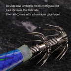 10 PCS / Box Night Lights Beaded Wood Shrimp Set, 3.0