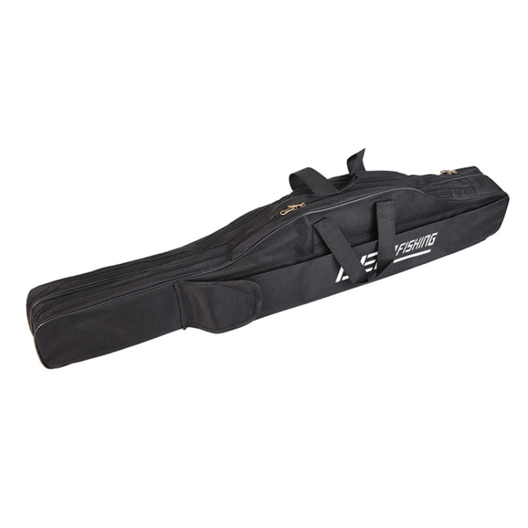 LEO 27746 Folding Fishing Rod Bag Long Fishing Gear Soft Bag, Length:, 1.5m Black