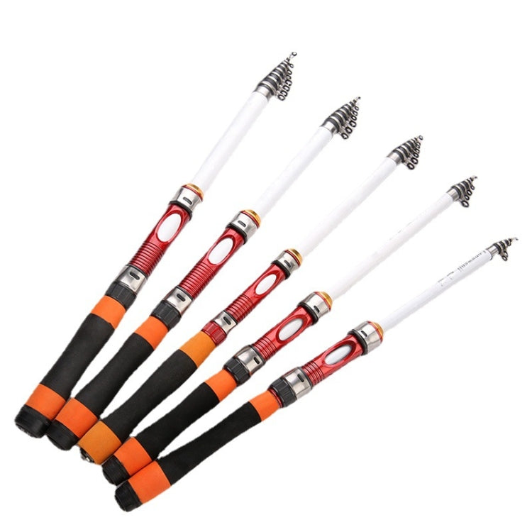 Soft Tailed Small Rod Retracting Short Raft Fishing Rod, 1.8m, 2.1m, 2.4m, 2.7m, 3.0m